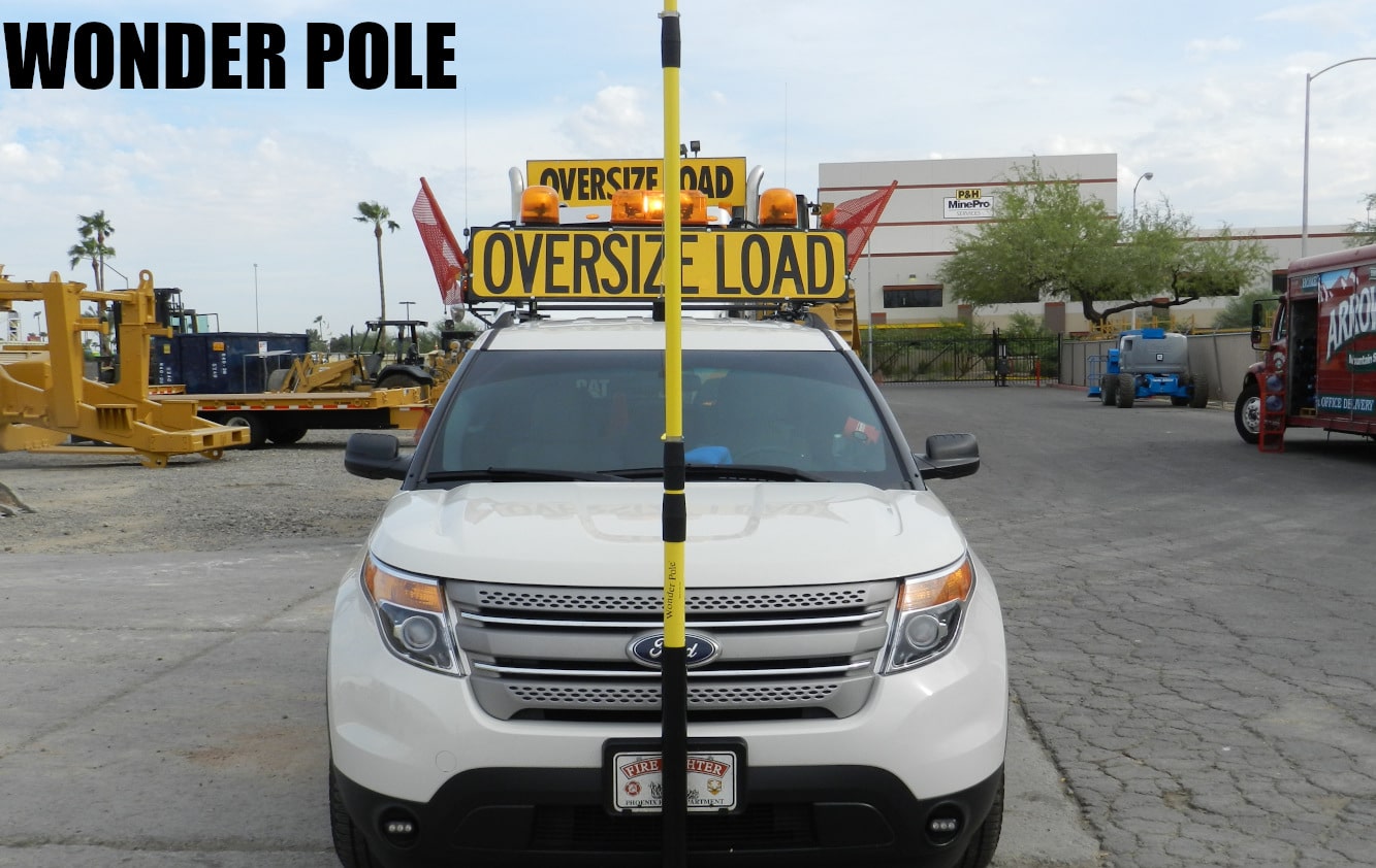 Professional Commercial Pilot Car High Poles