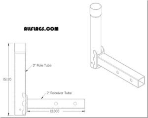 Receiver Mount For High Pole